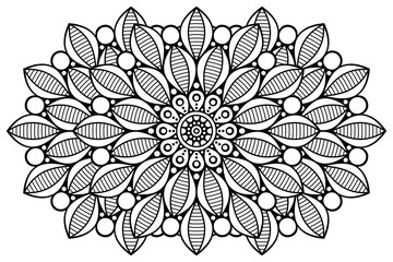 Vector indian Mandala ethnic design