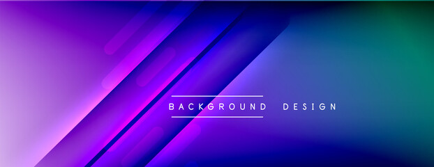 Dynamic lines abstract background. 3D shadow effects and fluid gradients. Modern overlapping forms