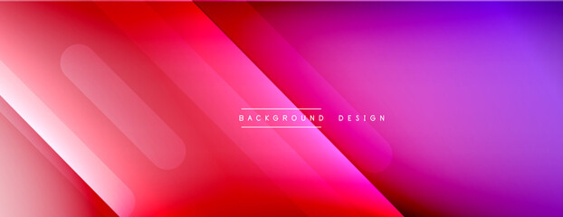 Dynamic lines abstract background. 3D shadow effects and fluid gradients. Modern overlapping forms