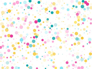 Bokeh confetti circles decoration holiday background.