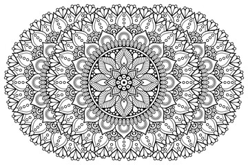 Vector indian Mandala ethnic design