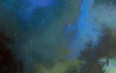 Modern art. Colorful contemporary artwork. Color strokes of paint. Brushstrokes on abstract background. Brush painting.