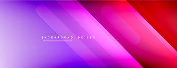 Dynamic lines abstract background. 3D shadow effects and fluid gradients. Modern overlapping forms