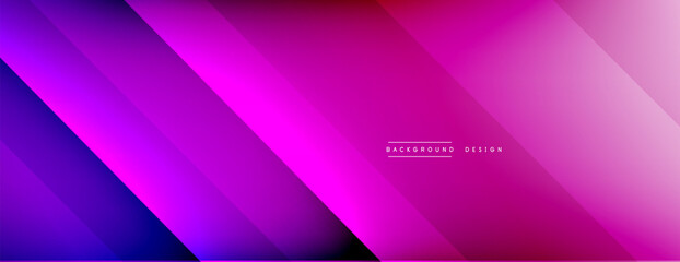 Dynamic lines abstract background. 3D shadow effects and fluid gradients. Modern overlapping forms