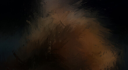 Painted composition with vibrant brush strokes. Textured colorful painting. Paint brushed wallpaper.