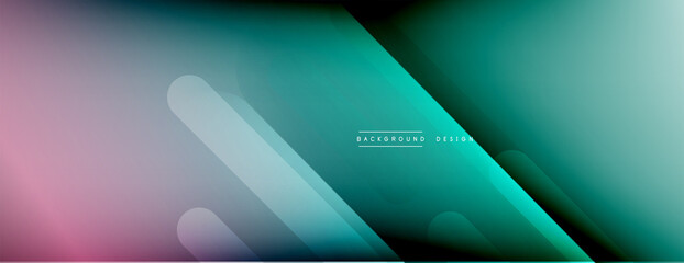 Dynamic lines abstract background. 3D shadow effects and fluid gradients. Modern overlapping forms