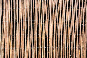 dry bamboo fence texture