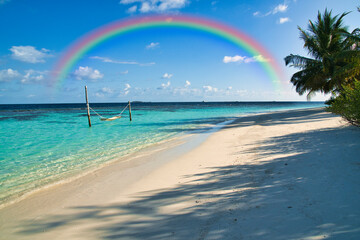 インド洋の美しいサンゴ礁の海