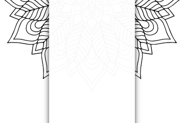 Vector islamic background with mandala