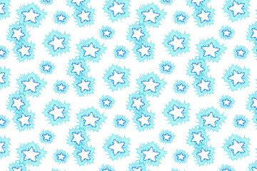 vector graphics of stars on a white background