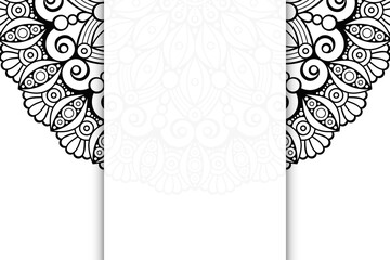 Vector islamic background with mandala