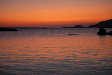 Tramonto nell'Arcipelago di La Maddalena, Sardegna