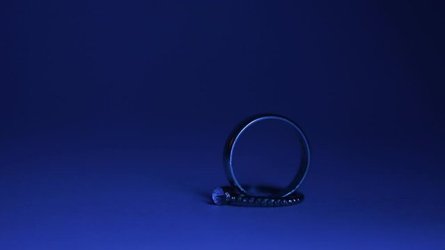 Golden wedding ring. Love photo. Sensual. 