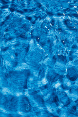 Blue waves ripples and splashes. Blue water texture with lines.	
