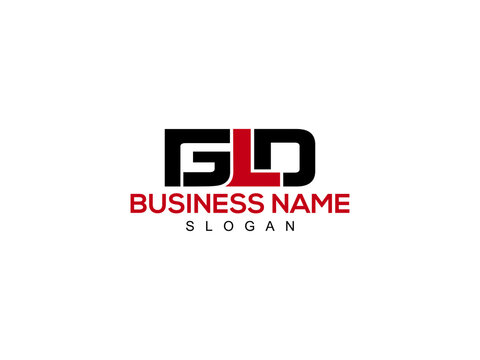 GLD Letter Type logo Icon Vector