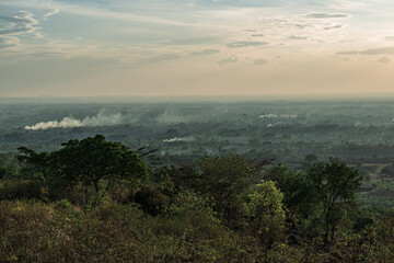 Fototapeta na wymiar View from Crow's Nest, Sipi Falls, Uganda, Africa