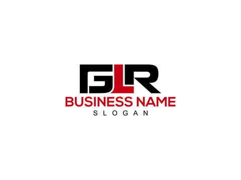 GLR Letter Type logo Icon Vector