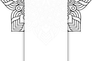 Vector islamic background with mandala