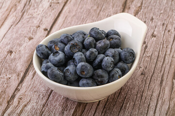 Ripe sweet tasty blueberries heap