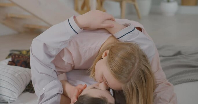 Passionate lesbian kiss Lgbtq Gay Lesbian Bisexual Transgender Lesbian concept Love