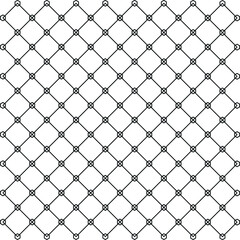 Fototapeta premium Pattern with Abstract geometric grid cubes lines and small hexagons. Modern Trendy cube pattern design. Geometrical style wallpaper background. 