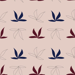 Vector boho patterns in minimal style