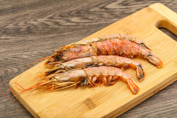 Tasty big Langoustine over the board