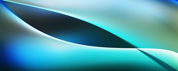 Abstract background. Fluid color gradient waves, with dynamic motion. Neon colorful abstract design of light waves. Illustration For Wallpaper, Banner, Background, Card, Book Illustration, website.