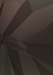 Obraz premium Polygonal background. Colorful wallpaper with geometric design. Digital 3d illustration.