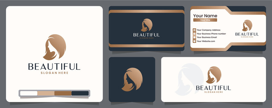 beauty feminine , logo design