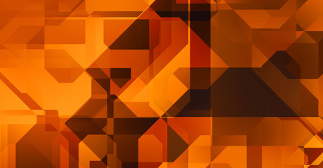 Obraz premium Trendy geometric abstract background in minimalistic flat style with dynamic composition.