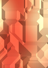 Polygonal background. Colorful wallpaper with geometric design. Digital 3d illustration.