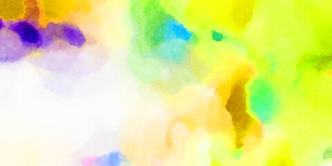 Watercolor painted background. Abstract Illustration wallpaper. Brush stroked painting. 2D Illustration.