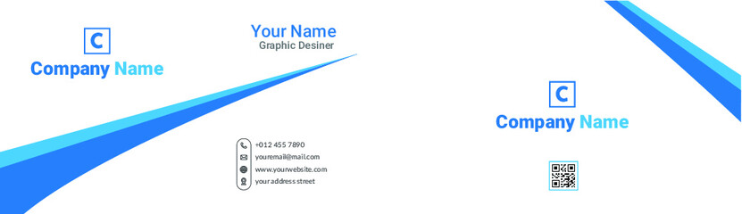 Obraz premium business card design