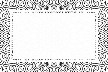 Vector islamic background with mandala