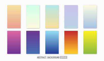 simple soft modern gradient multicolor background for wallpaper, template, cover, card, screen, texture, label, banner etc. spring theme vector design.
