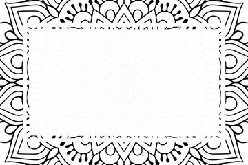 Vector islamic background with mandala