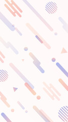 パープル・ピンクの幾何学模様のパターン・壁紙デザイン素材