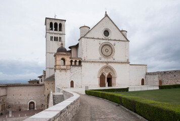 Fototapeta na wymiar San Francesco d'Assisi, in Assisi, Umbria.