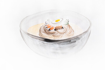 냉면 noodles in Korea