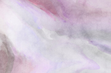 Obraz premium Soft watercolor wallpaper. Artistic painting with softly brushed colors. Pastel colors dabbed background. Painted abstract wall art.