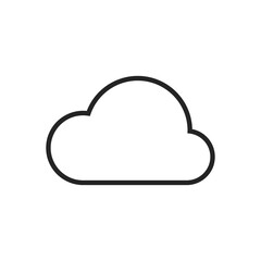 Cloud icon. Internet symbol modern, simple, vector, icon for website design, mobile app, ui. Vector Illustration