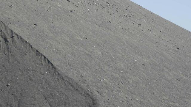 Slag Dumps from Metallurgical Furnaces. Waste from Metallurgy. Pollution of Nature
