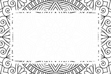 Vector islamic background with mandala