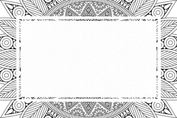 Vector islamic background with mandala