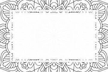Vector islamic background with mandala