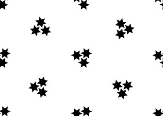Black stars on a white background.