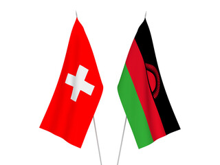 Switzerland and Malawi flags