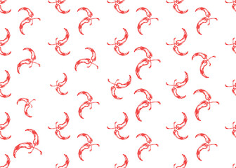 Red hot peppers. Seamless texture. For design and printing.
