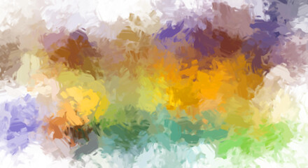 Brushed Painted Abstract Background. Brush stroked painting. Artistic vibrant and colorful wallpaper..